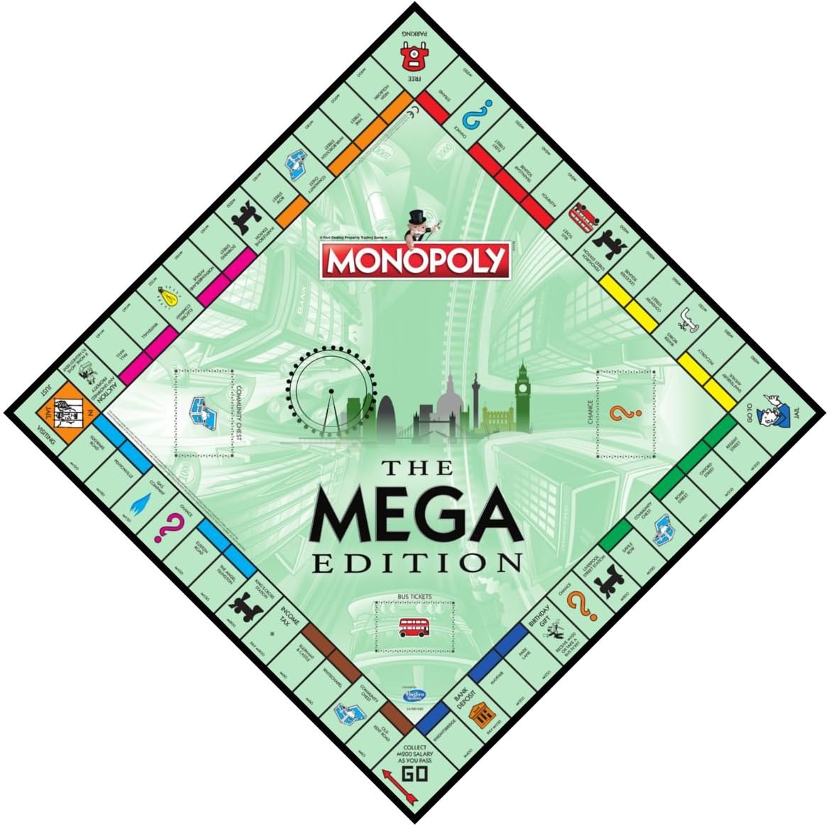 Winning Moves Monopoly Mega Edition Board Game for 2-6 Players